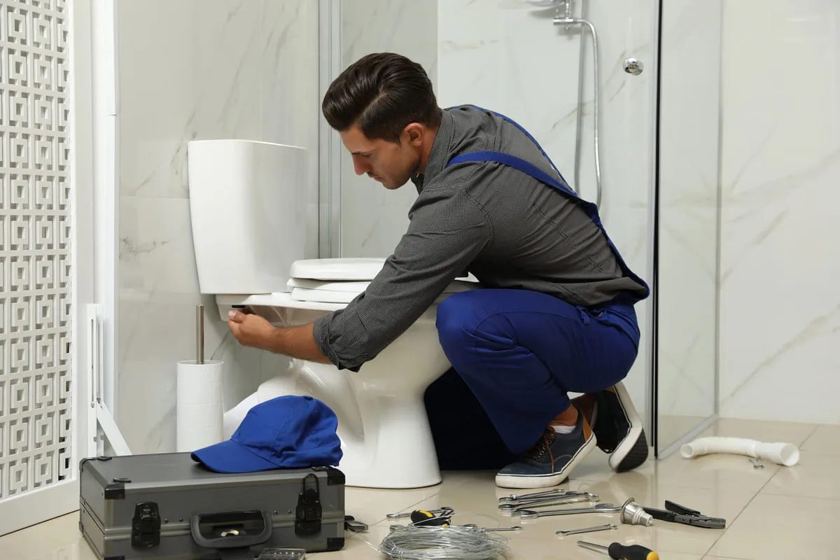 Alpha Plumbers Niagara Falls plumber-fixing-toilet