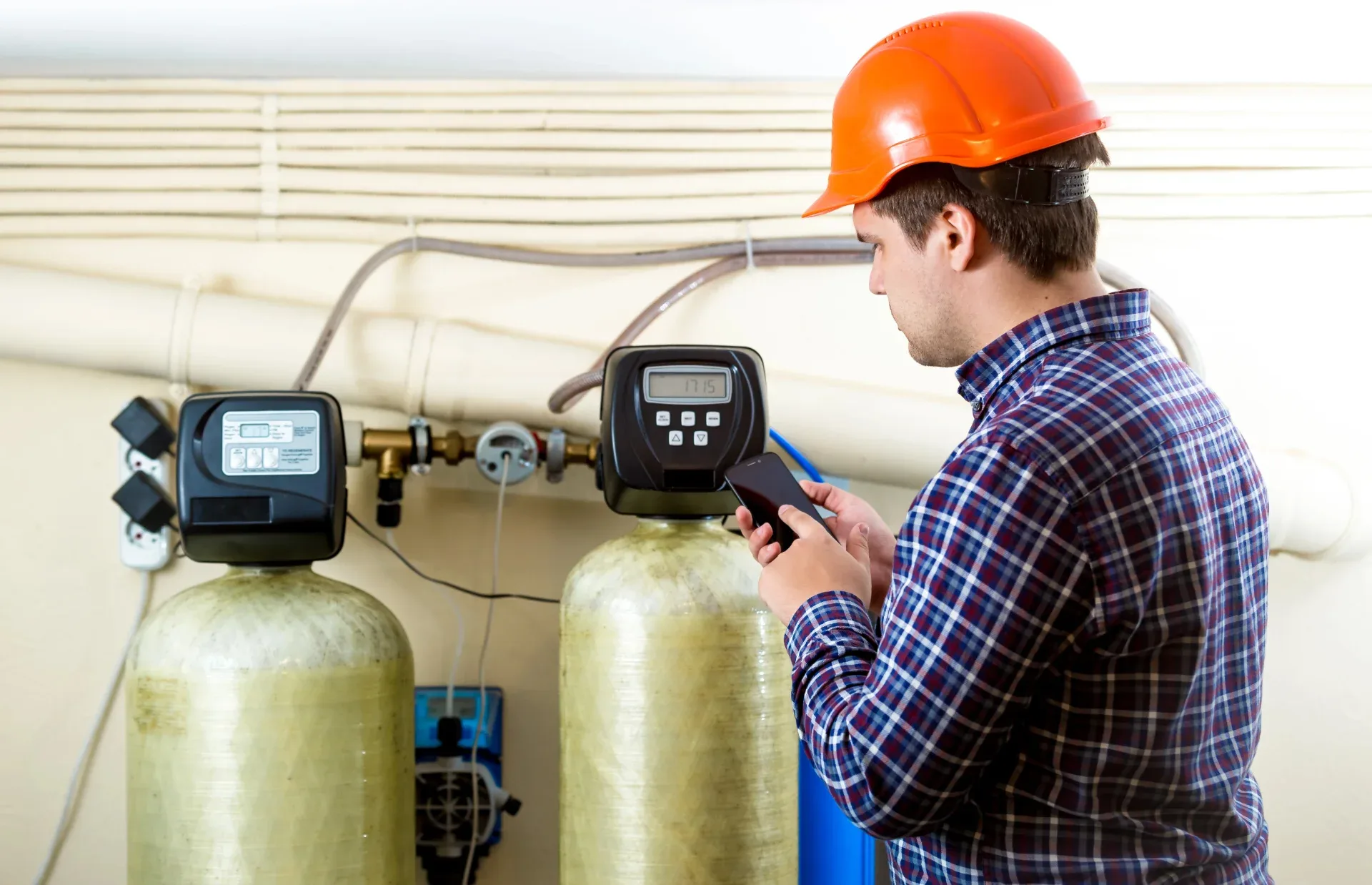 Emergency water softener repair by a Niagara Falls plumber